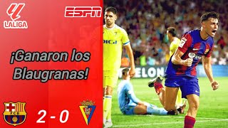 FC Barcelona 20 Cádiz  Jornada 2 LaLiga EA Sports 202324 [upl. by Ranna]