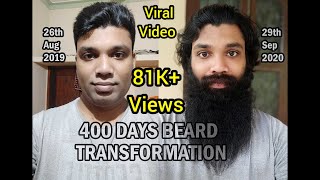 6 months hair and beard growth timelapse [upl. by Grete]