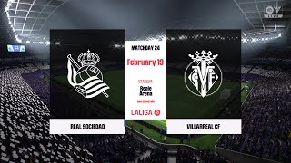 EA SPORTS FC 24 Gameplay  Real Sociedad vs Villarreal CF [upl. by Jarlath]