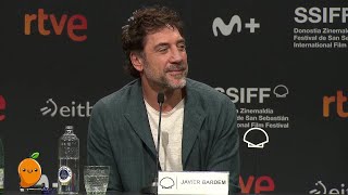 Javier Bardem Press Conference Donostia Award SSIFF [upl. by Yvan]