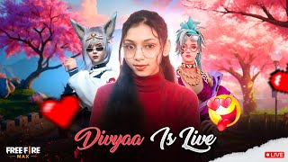 💖 LIVE 💖 CS RANK PUSH TO TOP 10 GRANDMASTER 🔥 DIVYA YT LIVE garenafreefire freefiremax [upl. by Virgil]