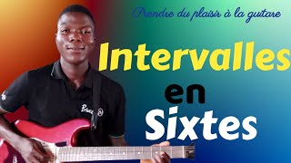 Exercices des Intervalles en sixtes à la guitare [upl. by Ikilisav326]