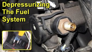 How to Depressurize the Fuel System on a Peugeot 307 [upl. by Annawak]