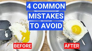 Food Sticking to Stainless Steel Pans 4 Common Mistakes to Avoid [upl. by Narot]