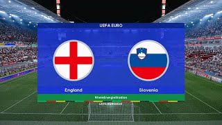 ANGLIA  SŁOWENIA EURO 2024  SYMULACJA skrót [upl. by Faun]