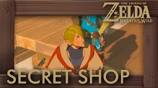 Zelda Breath of the Wild  How to Unlock Secret Shop New Hylian Shield amp Rare Armor [upl. by Annait]