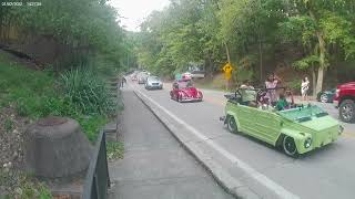 Eureka Springs VW Parade 82623 [upl. by Haropizt]