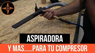 APROVECHA TU COMPRESOR CON ESTA ASPIRADORA Y ACCESORIOS DE SOPLADO Y LIMPIEZA  GINESSOT [upl. by Asimaj]