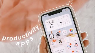 🌱 Productivity Apps I Use  Pomodoro technique todolist journal 🪴 [upl. by Old]