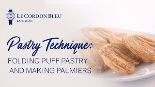 Palmiers Recipe amp How to Fold Puff Pastry [upl. by Chiles]