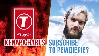 Awal Mula Drama Pewdiepie VS TSeries  SeputarInternet [upl. by Bautista]