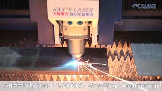 12 KW Laser Cutting  20mm Mild Steel [upl. by Teador]