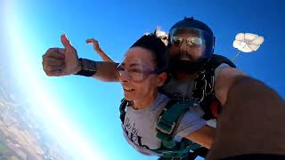 Skydive Castroville  Elizabeth [upl. by Ahseram445]