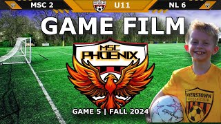 GAME FILM  MCS Phoenix vs Northern Lebanon  U11 Fall 2024 [upl. by Yttocs]