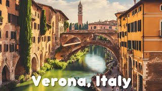 Verona 2024 Italy Walking Tour 4K [upl. by Mikiso745]