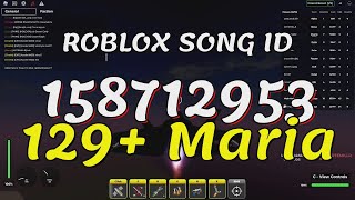 129 Maria Roblox Song IDsCodes [upl. by Ibor980]