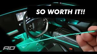 This Is the BEST Interior Ambient Lighting Kit for your Car Not Clickbait [upl. by Nievelt]