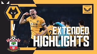 Saints given their marching orders  Wolves 31 Southampton  Extended Highlights [upl. by Fredkin]