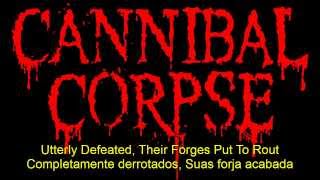 Cannibal Corpse  Beheading and Burning Lyrics  Tradução [upl. by Notyad890]