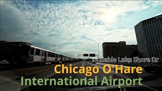 🚗CHICAGO ILLINOIS OHare I1909094 Exp Irving Park Lake Shore Fullerton California Diversey [upl. by Assilym]