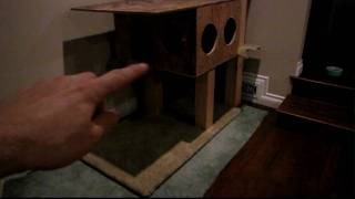 My Weekend Project  Building a Cat Tree  Part 4 [upl. by Nehgam]