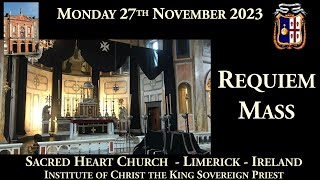 Monday 27th November 2023 Requiem Mass [upl. by Sami]