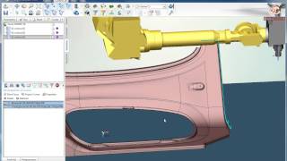 SprutCAM for Fanuc robot 5d contouring [upl. by Frum]