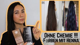 Haare färben mit Henna Vor und Nachteile  DEMO [upl. by Seni532]