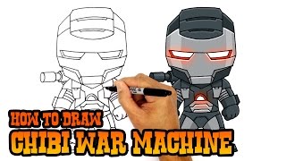 How to Draw War Machine  The Avengers [upl. by Damita]