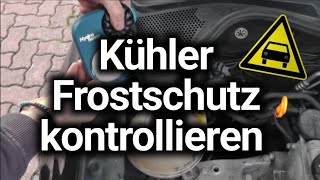 Frostschutz des Kühlwassers prüfen  Winterfestes Auto  So wird´s gemacht [upl. by Nefets293]