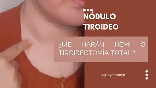 ¿Ganglio inflamado nódulo tiroideo tumor de tiroides🤔🥴¿ME HARÁN HEMI O TIROIDECTOMÍA TOTAL🤷‍♀️😑 [upl. by Daniela]