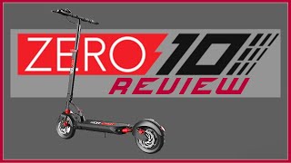 Zero 10 Review  Electric Scooter Zero 10 Big Guy Review [upl. by Jenda646]