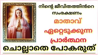 നിന്നെ സംരക്ഷിക്കുവാൻ സ്വർഗ്ഗം തുറന്നു അമ്മ ഇറങ്ങി വരും പ്രാർത്ഥിക്കുക KreupasanamMarianShrine [upl. by Gemini]