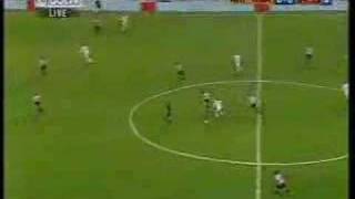 Zidanes skill amp through pass 4 Robinho against Athletico Ma [upl. by Rolat]