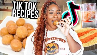 Testing UNIQUE Tiktok Food Recipes [upl. by Nore]