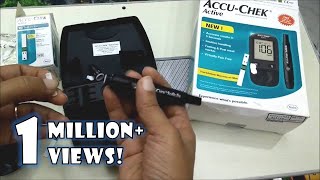 How to use glucometer to check blood sugar  Sugar test machine  Sensa Core [upl. by Azar]