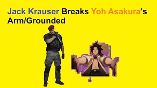 Jack Krauser Breaks Yoh Asakuras Arm grounded [upl. by Kapor]