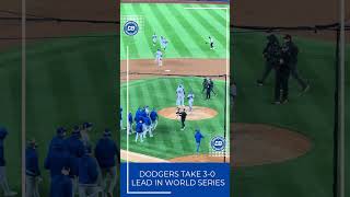 Dodgers final out win WorldSeries Game 3 Shorts Short NewYork [upl. by Kristos]