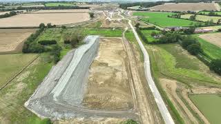 HS2 Construction Progress Chipping Warden to Wormleighton August 2023 [upl. by Checani]