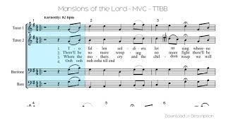 🎶 Mansions Of The Lord  MVC  TTBB 🎸🎸 [upl. by Bornstein]