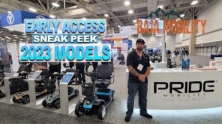 🤩New 2023 Mobility Scooters By Pride Coming Soon [upl. by Airom]