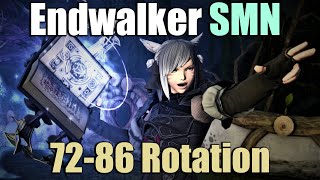 NEW Endwalker lvl 7286 Summoner OpenerRotation preliminary [upl. by Persian]