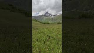 View of mount Kazbek Stepantsminda Georgia 18062024 georgia travel mountains kazbek [upl. by Clorinda]