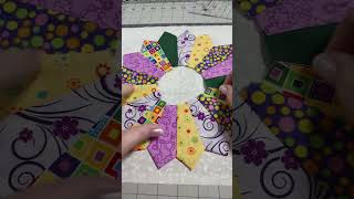 Making a Dresden Quilt Block quilting sewing [upl. by Franckot]