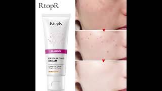 RtopR Skin Care Face Exfoliating Cream Whitening Moisturizer Repair Facial Scrub Skin Blackhead40g [upl. by Anayik]