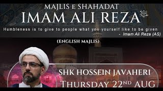 🔴Live  Majlis e Aza  Shk Hossein JavaheriTopic Allahs Satisfaction [upl. by Doownel50]