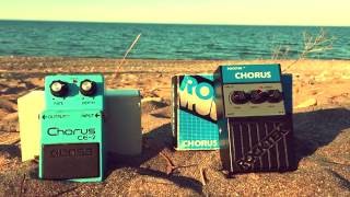 Boss CE2 Vs RockTek Chorus CHR01 Vintage Chorus [upl. by Artemed321]