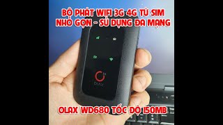 A Quality Pocket Router  OLAX MF982 4G LTE Pocket Wifi Mobile Hotspot Router  SIM Router TSP [upl. by Eiramllij]