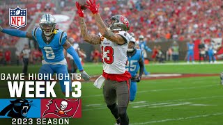 Carolina Panthers vs Tampa Bay Buccaneers  2023 Week 13 Game Highlights [upl. by Serle]