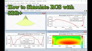 How to Simulate RCS with SBR [upl. by Ricard]